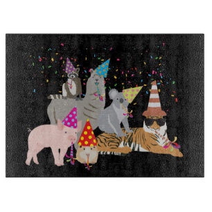 Tabla De Cortar Animales de fiesta - Animales aburridos que tienen