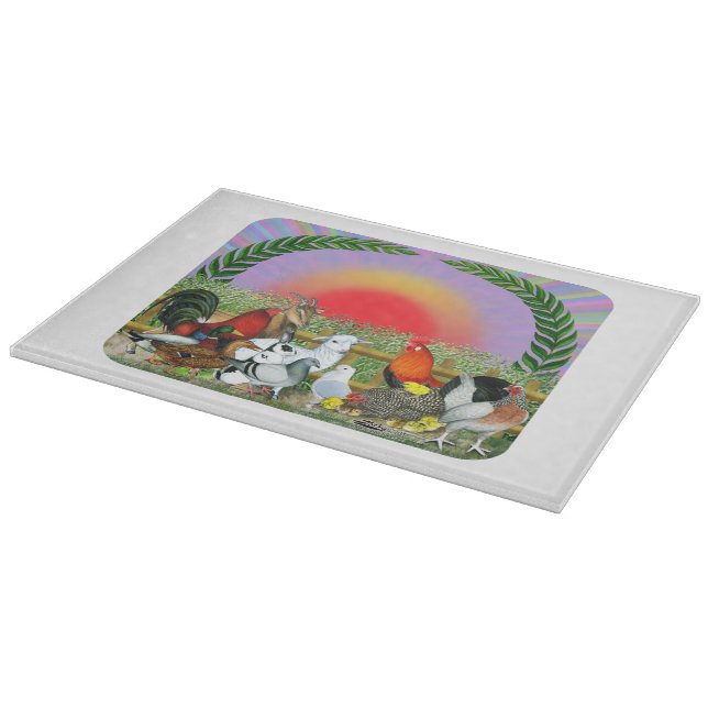 Tabla De Cortar Animales de granja (Borde)