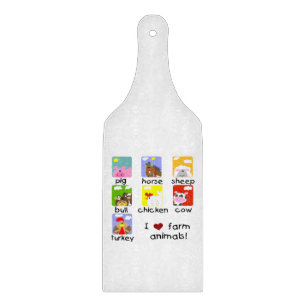 Tabla De Cortar Animales del campo