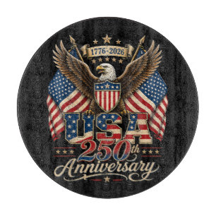 Tabla De Cortar Aniversario 250 de Estados Unidos EE. UU. 1776 202