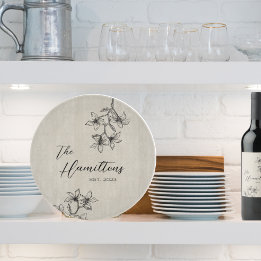 Tabla De Cortar Año de creación de Personalizado floral agrícola