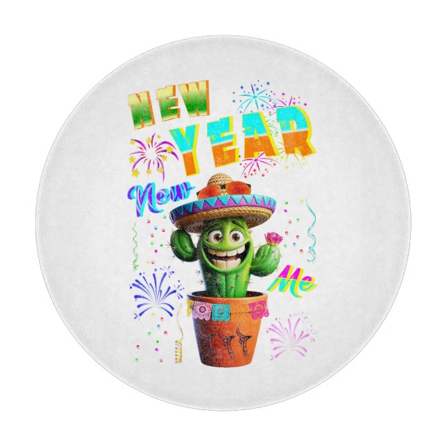 Tabla De Cortar Año nuevo (Anverso)