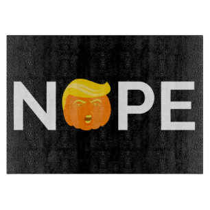 Tabla De Cortar Anti-Trump - Nope Edición de Halloween