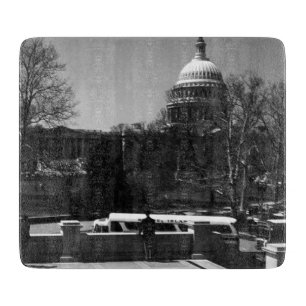 Tabla De Cortar Antigua USA Washington La calle del Capitolio