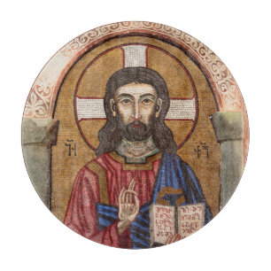 Tabla De Cortar Antiguo mosaico de Jesús
