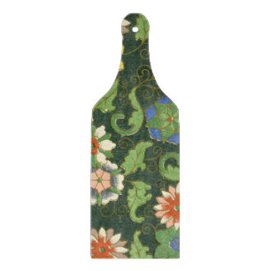 Tabla De Cortar Antiguo patrón chino de cloisonné: jade verde
