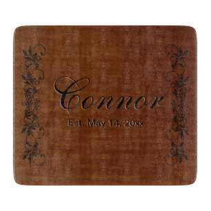 Tabla De Cortar Apellido familiar  Texto DIY