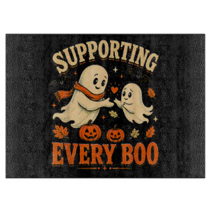 Tabla De Cortar Apoyando a cada Boo divertido amigo de Halloween