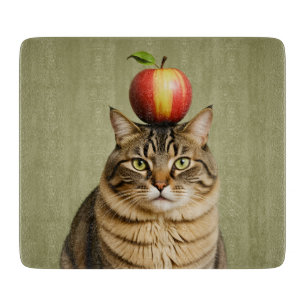 Tabla De Cortar Apple Cat