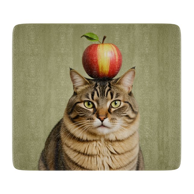 Tabla De Cortar Apple Cat (Anverso)