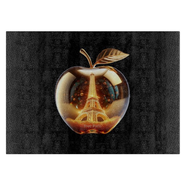 Tabla De Cortar Apple Love Paris planche à découper (Anverso)