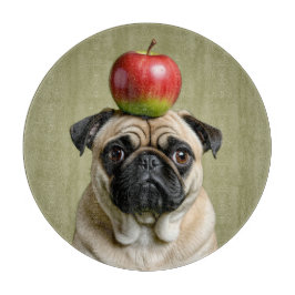Tabla De Cortar Apple Pug