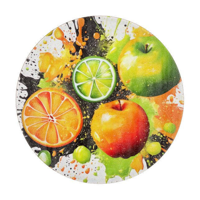 Tabla De Cortar Apple y Citrus Burst (Anverso)