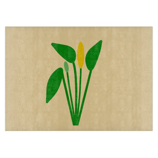 Tabla de cortar Araceae (Anverso)