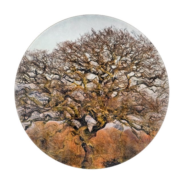 TABLA DE CORTAR ÁRBOL DE INVIERNO (Anverso)