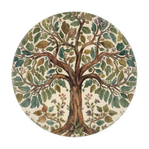 Tabla De Cortar Árbol de la Vida de William Morris Vintage Pre-Raf