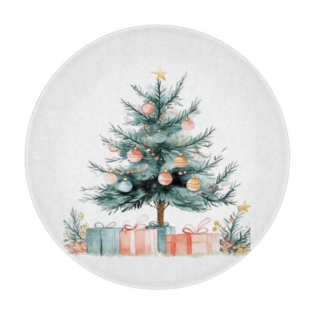 Tabla De Cortar árbol de Navidad  (Anverso)