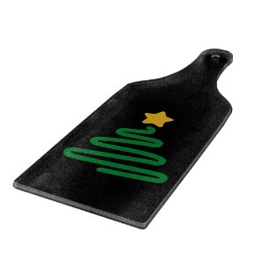 Tabla De Cortar Árbol de Navidad Divertido