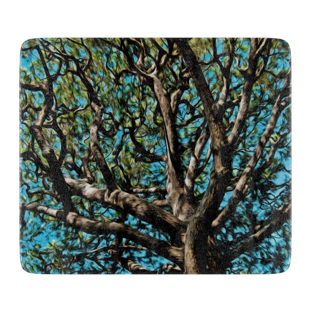 Tabla De Cortar Árbol de roble (Anverso)