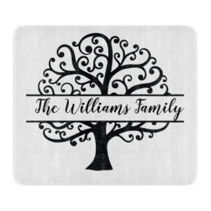 Tabla De Cortar Árbol genealógico personalizado