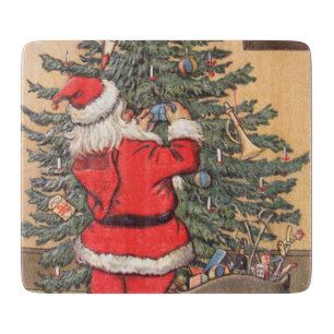 Tabla De Cortar Árbol navideño de decoración Santa
