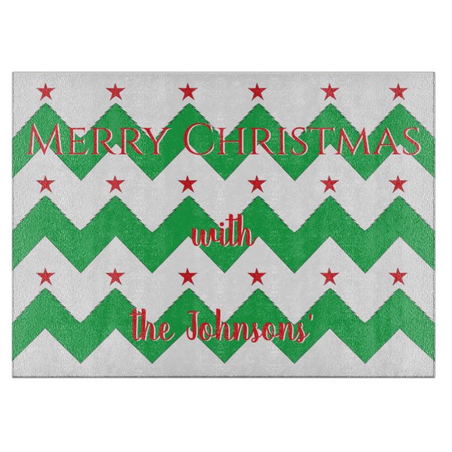 Tabla De Cortar Árboles de Navidad (Anverso)