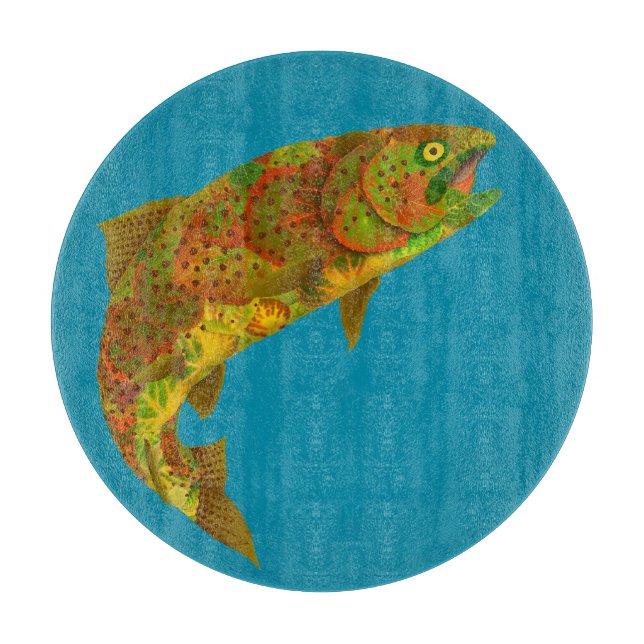 Tabla De Cortar Arcoiris de hoja de lápiz 6 (Anverso)