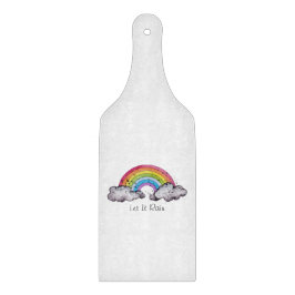 Tabla De Cortar Arcoiris Y Nubes De Cuadros