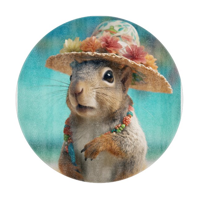 Tabla De Cortar Ardilla de primavera (Anverso)