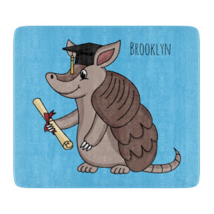 Tabla De Cortar Armadillo cúbico con personalizado de tapón de gra