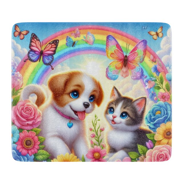 Tabla De Cortar Aroma de cachorro/gatito (Anverso)