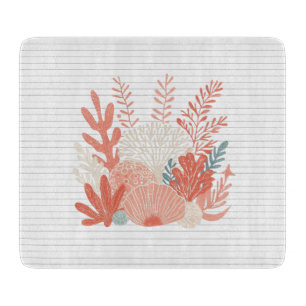Tabla De Cortar arrecife de coral costero/naútico