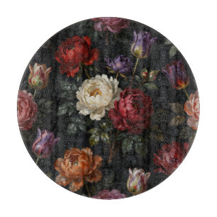Tabla De Cortar Arreglo floral de tulipanes peonía Moody