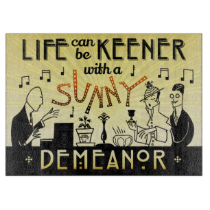 Tabla De Cortar Art Deco 20 Retro Sunny Demanor Inspirador