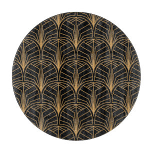 Tabla De Cortar Art Deco, vintage minimalista.