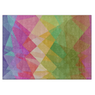 Tabla De Cortar Arte abstracto de mosaico Patrón geométrico mode
