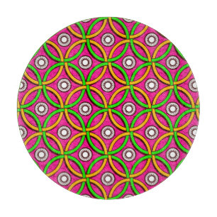 Tabla De Cortar Arte Africano: Imagen abstracta sin inconvenientes