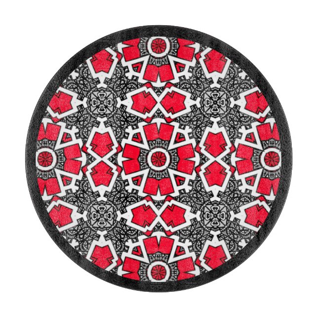 Tabla De Cortar Arte caleidoscopio del volumen dieciséis ocho (Anverso)