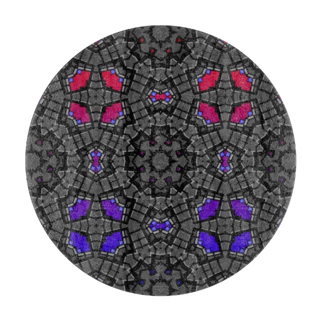 Tabla De Cortar Arte calidoscopio del volumen trece dieciséis (Anverso)