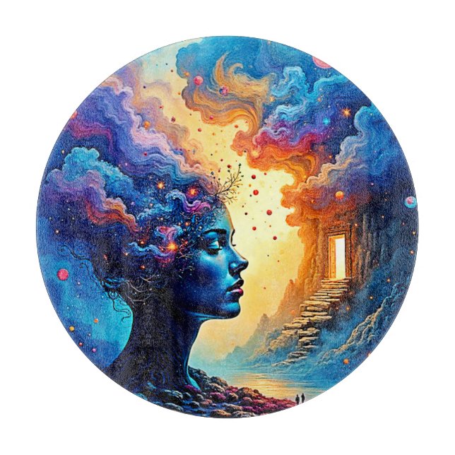 Tabla De Cortar Arte Cosmográfico (Anverso)