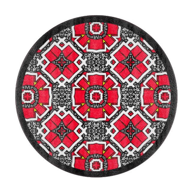 Tabla De Cortar Arte de caleidoscopio del volumen dieciséis siete (Anverso)