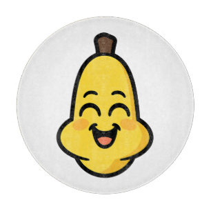 Tabla De Cortar Arte de personaje Kawaii de Banini Banana lindo