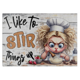 Tabla De Cortar Arte de repostería de Chef Niño Adorable