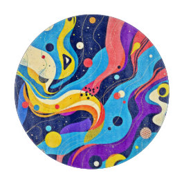 Tabla De Cortar Arte de ritmo cósmico