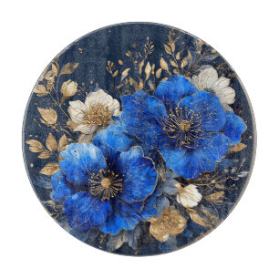 Tabla De Cortar Arte Floral Elegante