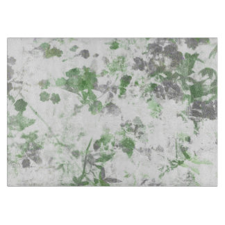 Tabla De Cortar Arte moderno de patrón floral y mezcla de textura