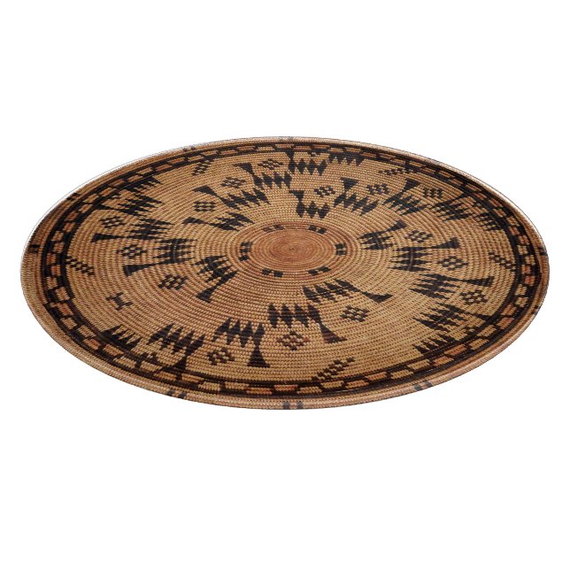 Tabla De Cortar Arte nativo americano (Borde)