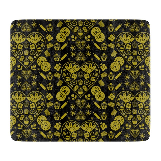 Tabla De Cortar Arte popular para hacer pasteles (Anverso)