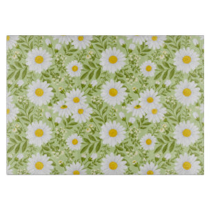 Tabla De Cortar Arte vectorial de margarita fresca de primavera