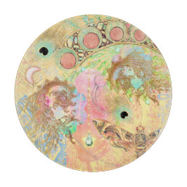 Tabla De Cortar Arte vintage bohemio único hippie pastel whimsica